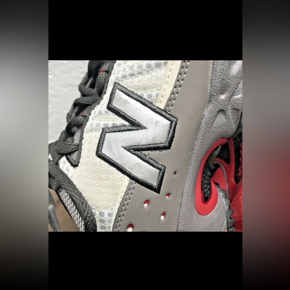 Excellent Made in USA New Balance 608 Men's 10D Sneakers All Terrain Gray Mesh - Picture 13 of 16